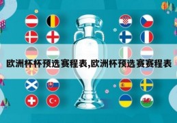 欧洲杯杯预选赛程表,欧洲杯预选赛赛程表