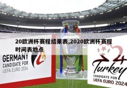 20欧洲杯赛程结果表,2020欧洲杯赛程时间表地点